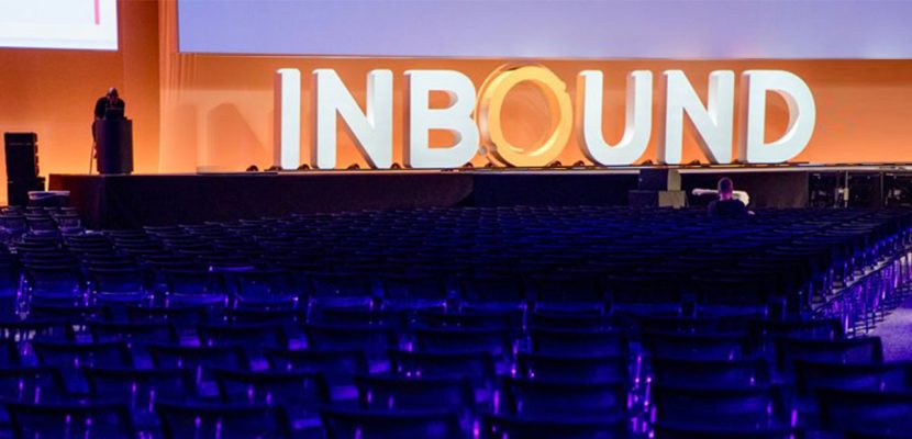 chairs and stage at INBOUND 2017
